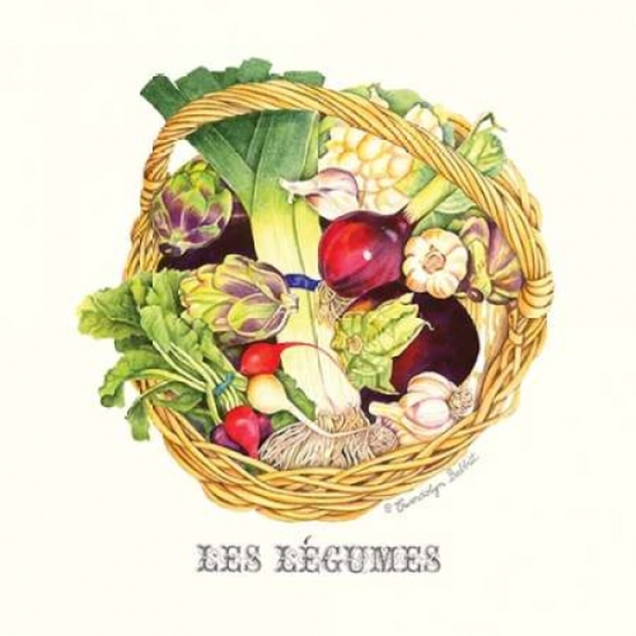 Les Legumes Poster Print by Gwendolyn Babbitt - Item # VARPDXBAB385
